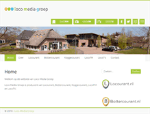 Tablet Screenshot of locomediagroep.nl